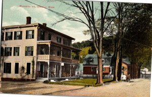 View of Riverside Inn, Chester MA Vintage Postcard T18