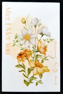 [AG] P622 Flower Bloom Flora Painting Plant Greeting (postcard) *New