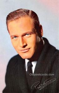 Paul Newman Movie Star Actor Actress Film Star Writing on back scratch on card