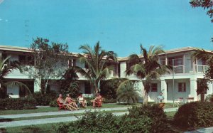 1951 La Playa Apartments Redington Beach St. Petersburg Florida Vintage Postcard