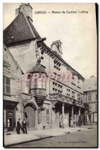 Old Postcard Luxeuil House Cardinal Jouffroy
