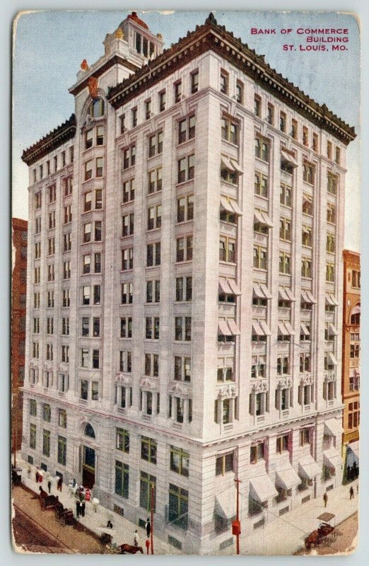 St Louis MO~National Bank of Commerce Building~Olive Street~Razed 1974~1913 PC