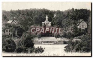 Old Postcard Bagnoles De L & # 39Orne A View Square Melodion