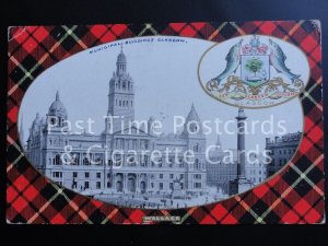 c1908 TARTANS Wallace: Municipal Chambers Glasgow - by B & R 'Camera' Series