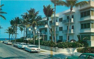 Florida Palm Beach Monte Cristo Hotel autos 1950s Pector Postcard 22-8299