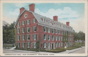 Postcard Connecticut Hall Yale University New Haven CT