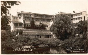 Vintage Postcard 1910s View of Hotel Marik Building Cuernavaca Mexico RPPC Photo