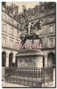 Paris 13 - Statue Jeanne d & # 39Arc - Old Postcard