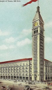 Postcard Early View Daniels & FisherStores Co.,330 ft. Tower, Denver, CO.    R5