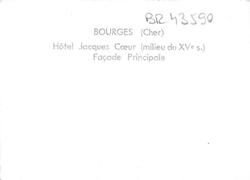 BR43590 Hotel Jacques coeur Bourges     France