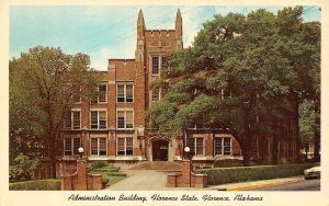 AL, Alabama  FLORENCE STATE COLLEGE~Administration Building  c1950's Postcard