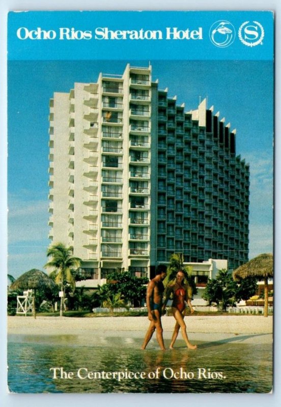 Ocho Rios SHERATON Hotel JAMAICA Postcard