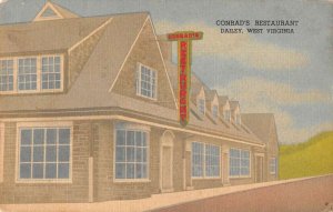 Dailey West Virginia Conrad's Restaurant Vintage Postcard AA56413