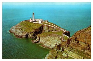 Vintage South Stack Lighthouse, Anglesey, England Postcard