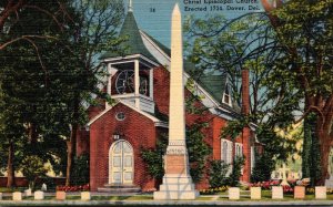 Delaware Dover Christ Episcopal Church Erected 1734
