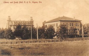 Library Deady Hall University of Oregon Eugene OR 1910c postcard