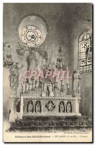 Postcard Abbey Benedictines of Jouarre L & # 39autel