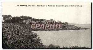 Old Postcard Pornic Chalets De La Pointe De Gourmalon Taken From The Noeveillard