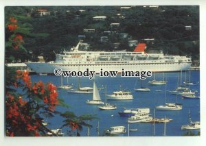 LN0188 - Cunard Liner - Cunard Countess , built 1976 - postcard