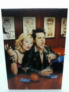 A Couple of Punk Rockers Demanding more Skyy Vodka Vintage Advertising Postcard