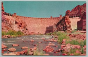 Arizona~Roosevelt Dam~Vintage Postcard