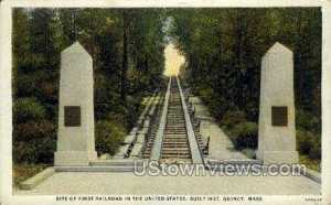 First Railroad in US - Quincy, Massachusetts MA