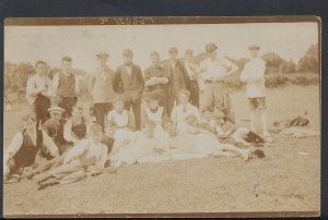 Family History Postcard - Ancestors - Group of People, London Area? RS5770