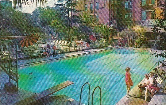 Desoto Hotel With Pool Savannah Georgia 1962