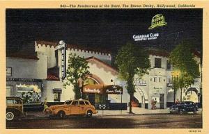 CA, Hollywood, Los Angeles, California,  Brown Derby,Western Publishing 1B-H2154