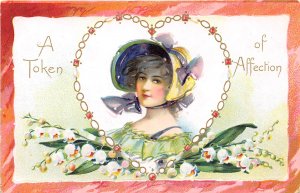 A Token of Affection Valentine's Day Tuck Love Missives 1910c postcard