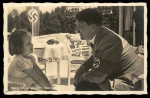 3rd Reich Germany Adolf Hitler and Bernile Nienau Hoffmann 562 Portrait RP 90591