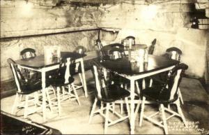 Lanagan MO Cliff Caf‚ Dining Room Real Photo Postcard