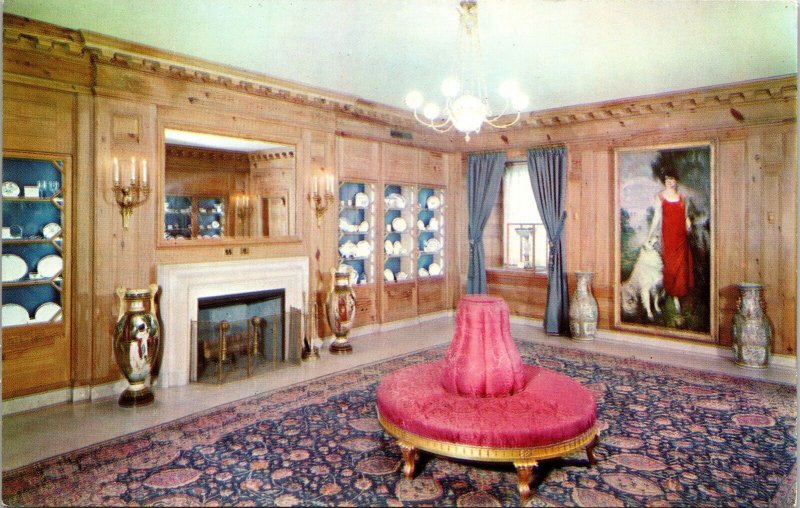 White House China Room Washington DC Postcard VTG UNP Capsco Vintage Unused 