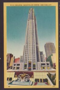 RCA Building,Rockefeller Center.New York,NY Postcard 