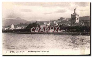 Old Postcard Evian Les Bains Panorama Taken Du Lac