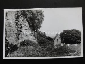 Herefordshire KILPECK CASTLE RUIN & Church - Old RP Postcard by Walter Scott P87