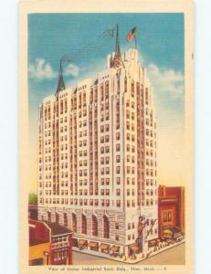 Linen BANK BUILDING Flint Michigan MI E4906