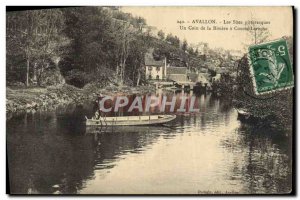 Old Postcard Avallon The Scenic Sites A Corner Of THE Riviere A Cousin Laroche