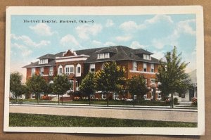 VINTAGE UNUSED POSTCARD - BLACKWELL HOSPITAL, BLACKWELL, OKLAHOMA