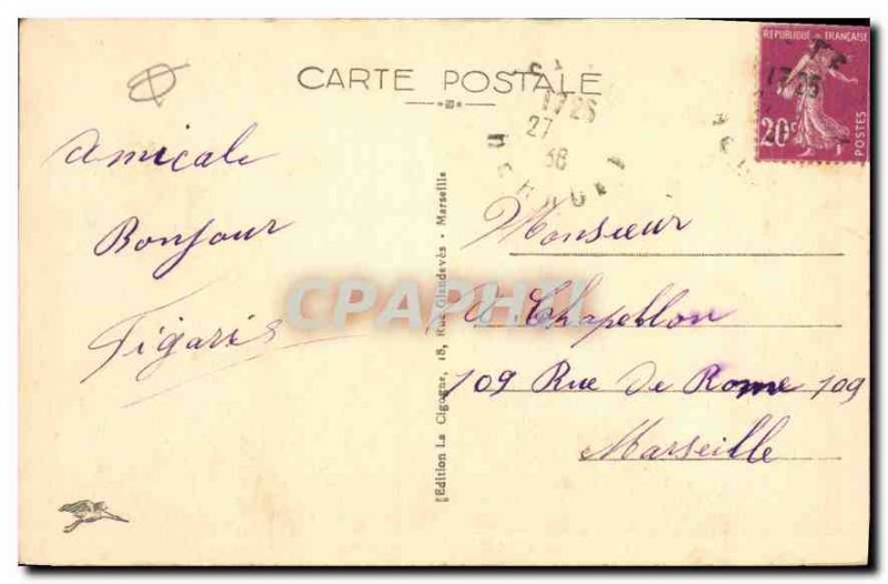 Old Postcard SETE General view