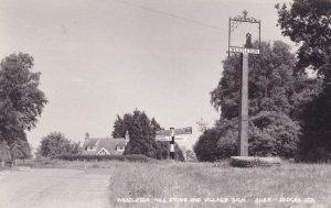 Westleton Mill Stone Village Sign Suffolk Old Postcard