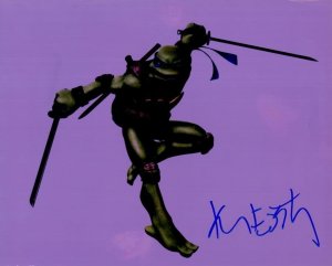 Kevin Eastman Teenage Mutant Ninja Turtles Large Hand Signed Photo