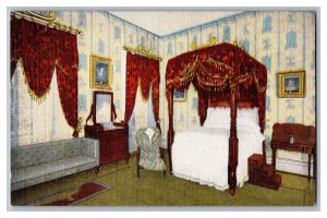 Postcard TN The Hermitage Bedroom Of General Andrew Jackson Heritage Tennessee