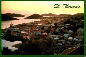 St Thomas Charlotte Amalie At Dusk