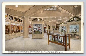 K8/ Salt Lake City Utah Postcard c10 Interior State Capitol Agriculture 57