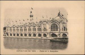 1900 Paris Exposition Universelle Palais de la Navigation c1900 Postcard