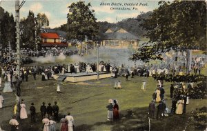 J59/ Greensburg Pennsylvania Postcard c1910 Sham Battle Oakford Park 383