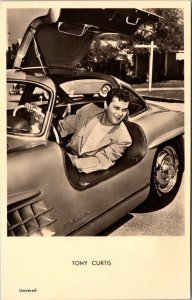 Real Photo Postcard Portrait of Tony Curtis