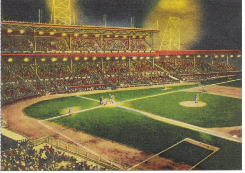 US Baseball's Legendary Playing Fields. unused. Crosley Field, Cincinnati. Nice.