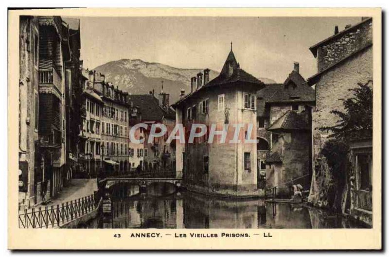 Old Postcard Annecy Old Prisons